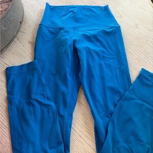 lululemon athletica align poolside Blue Leggings sz 4 euc